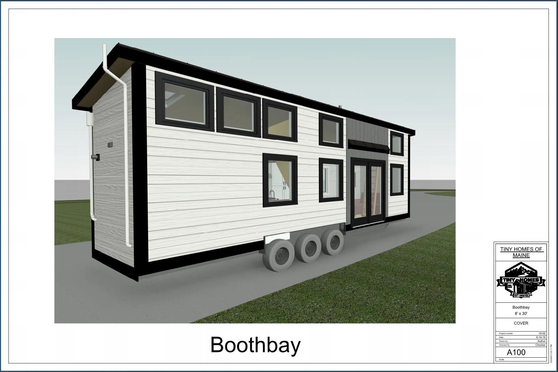 Exterior of the Boothbay model