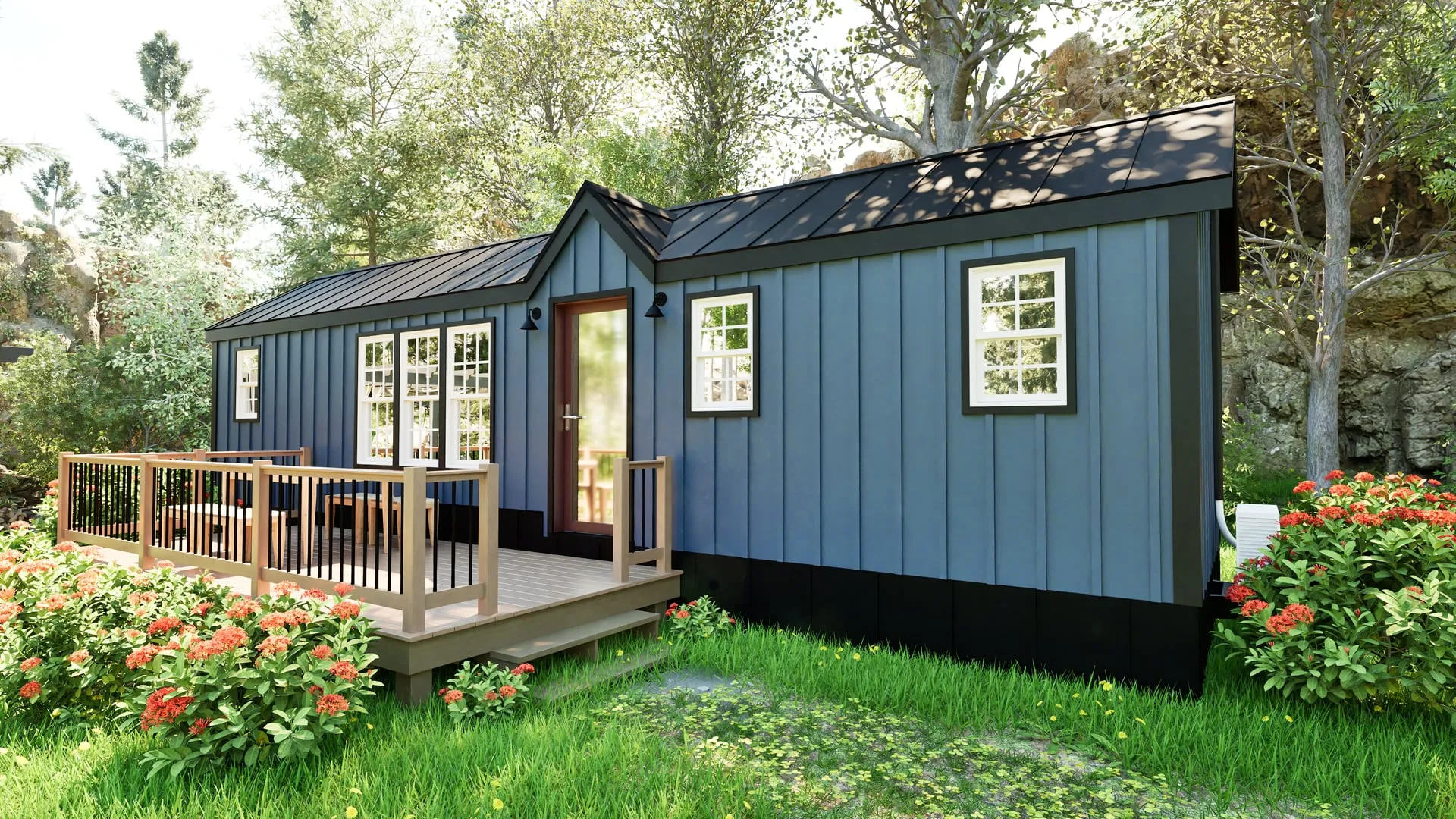 Exterior of the Baxter model