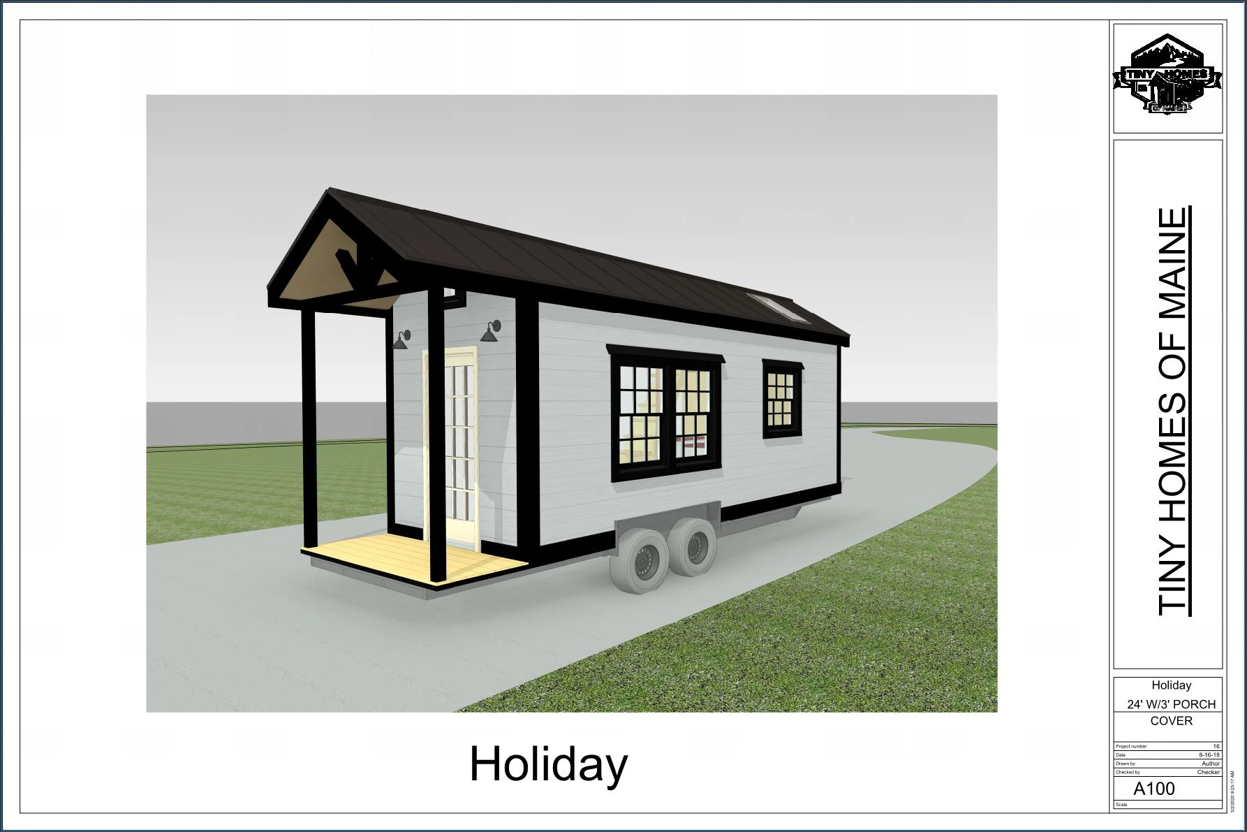 Exterior of the Holiday Home model